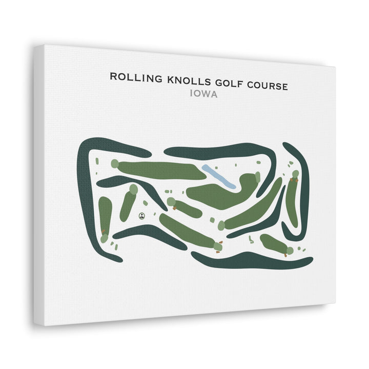 Rolling Knolls Golf Course, Iowa - Printed Golf Courses