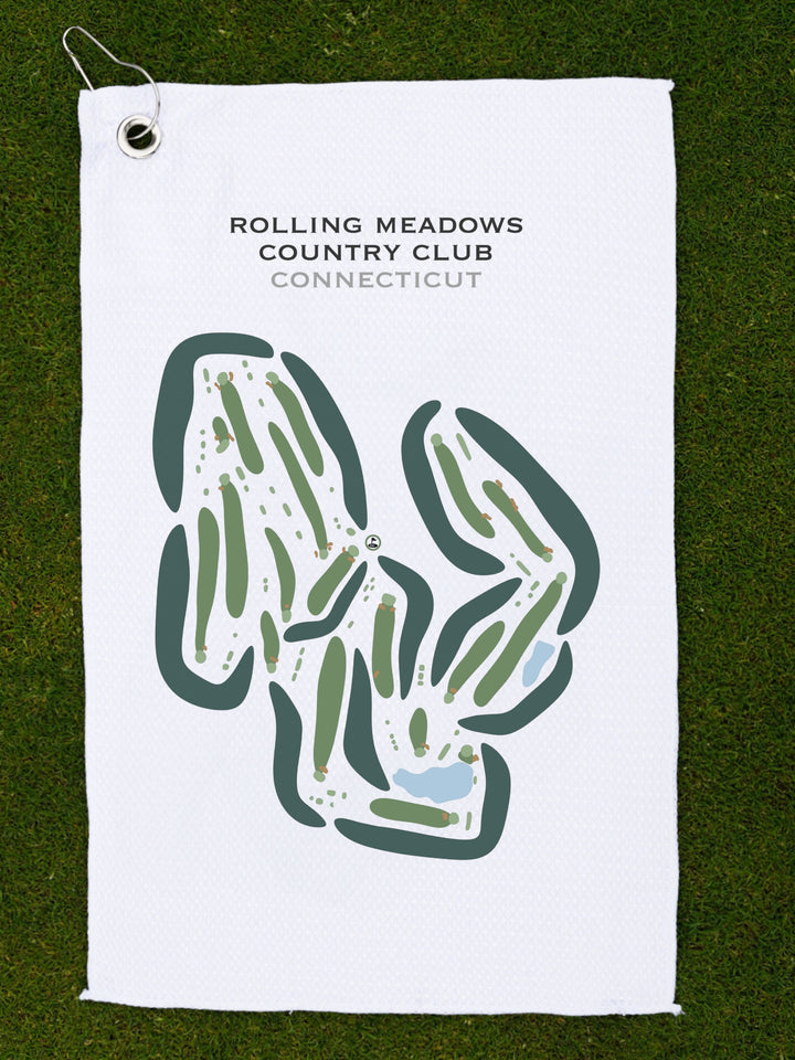 Rolling Meadows Country Club, Connecticut - Printed Golf Courses