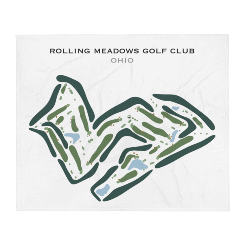 Rolling Meadows Golf Club, Ohio - Printed Golf Courses