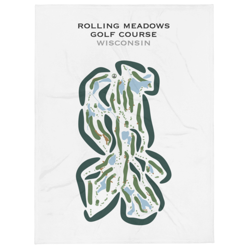 Rolling Meadows Golf Course, Wisconsin - Printed Golf Courses