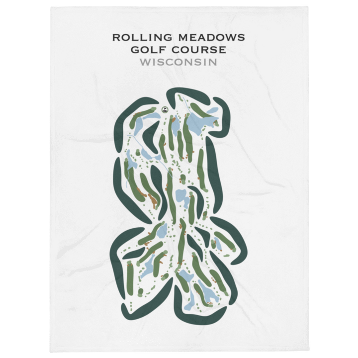 Rolling Meadows Golf Course, Wisconsin - Printed Golf Courses