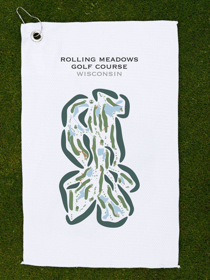 Rolling Meadows Golf Course, Wisconsin - Printed Golf Courses