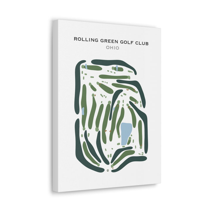 Rolling Green Golf Club, Ohio - Printed Golf Courses