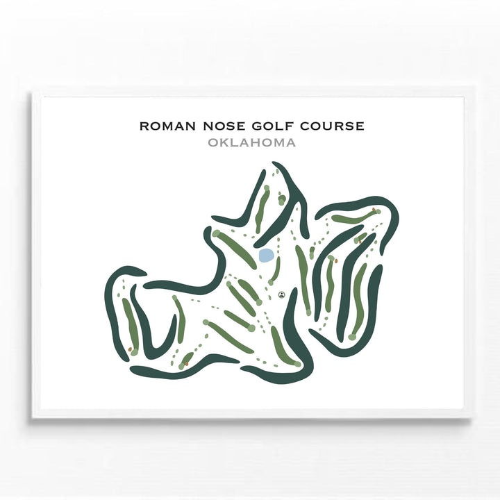 Roman Nose Golf Course, Oklahoma - Printed Golf Courses