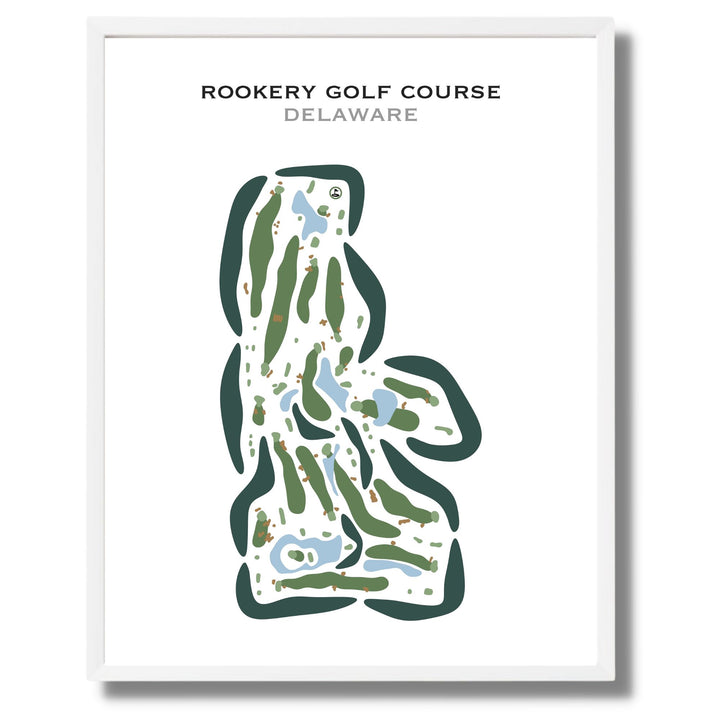 Rookery Golf Course, Delaware - Printed Golf Courses