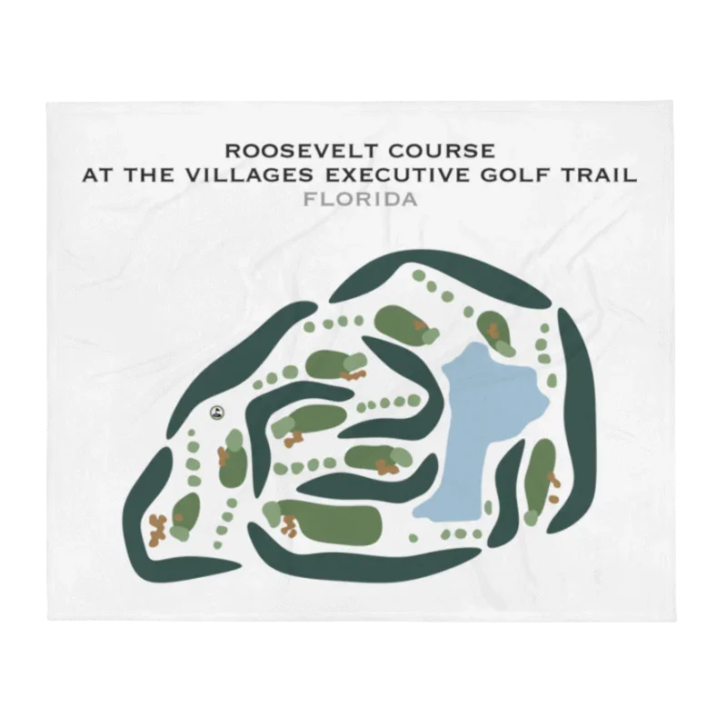 Roosevelt Course at The Villages Executive Golf Trail, Florida - Printed Golf Courses
