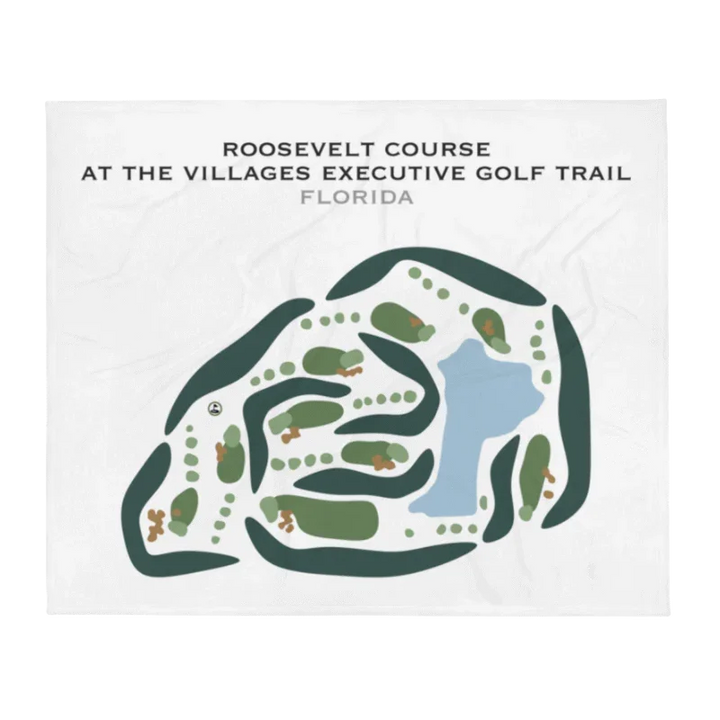 Roosevelt Course at The Villages Executive Golf Trail, Florida - Printed Golf Courses