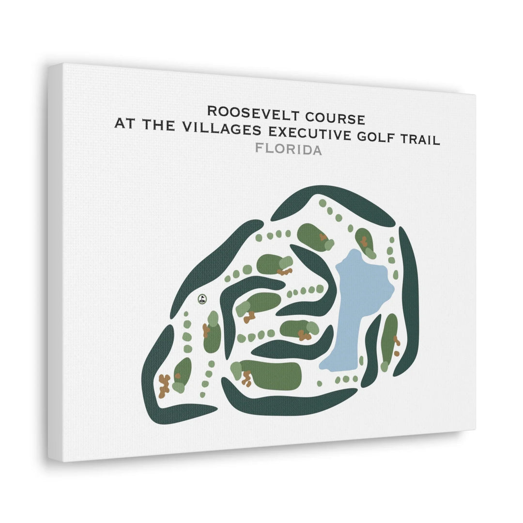 Roosevelt Course at The Villages Executive Golf Trail, Florida - Printed Golf Courses