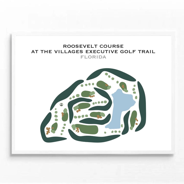 Roosevelt Course at The Villages Executive Golf Trail, Florida - Printed Golf Courses