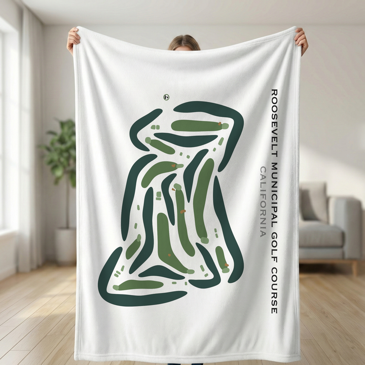 Roosevelt Municipal Golf Course, California - Printed Golf Courses