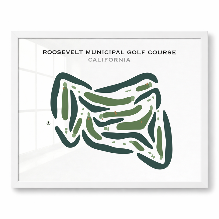 Roosevelt Municipal Golf Course, California - Printed Golf Courses