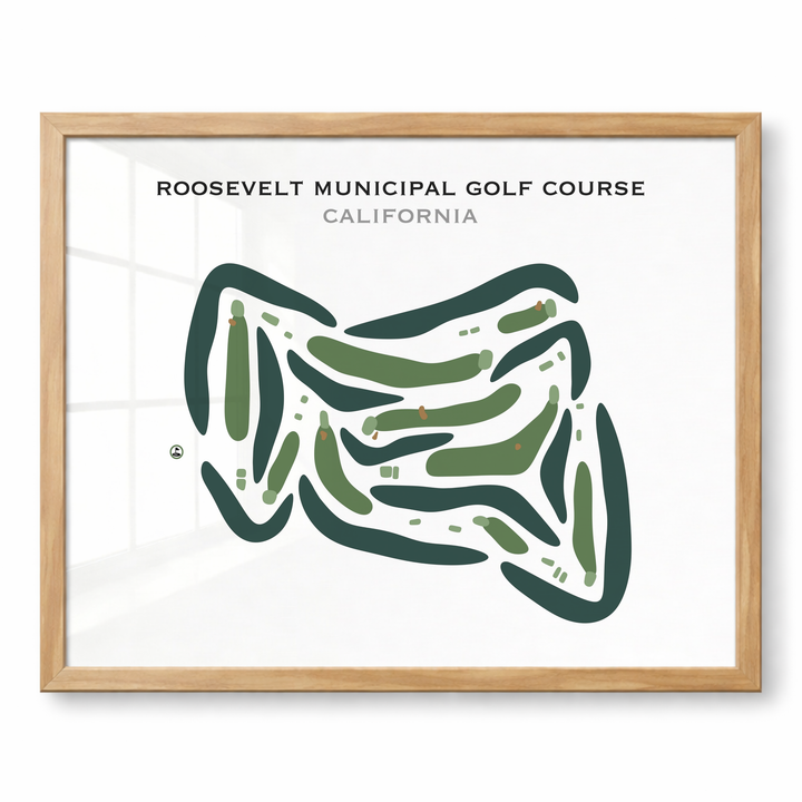 Roosevelt Municipal Golf Course, California - Printed Golf Courses