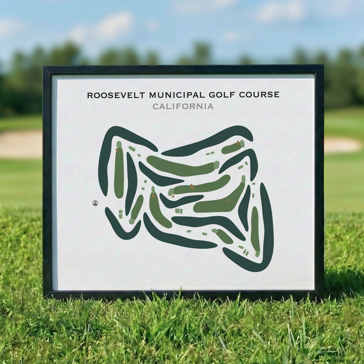 Roosevelt Municipal Golf Course, California - Printed Golf Courses