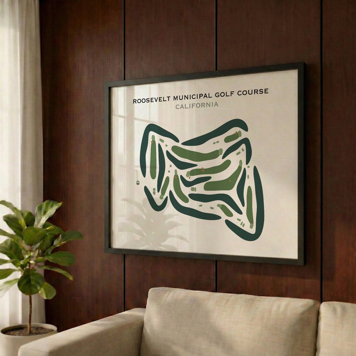 Roosevelt Municipal Golf Course, California - Printed Golf Courses