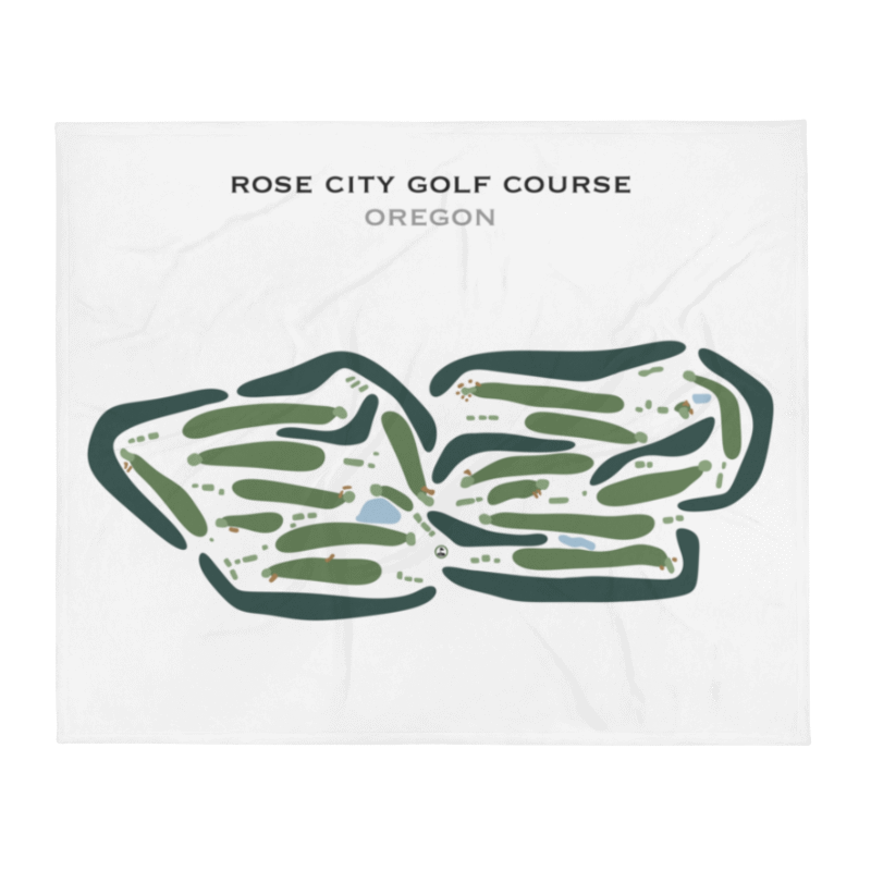 Rose City Golf Course, Oregon - Printed Golf Courses