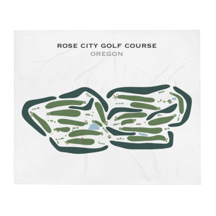 Rose City Golf Course, Oregon - Printed Golf Courses