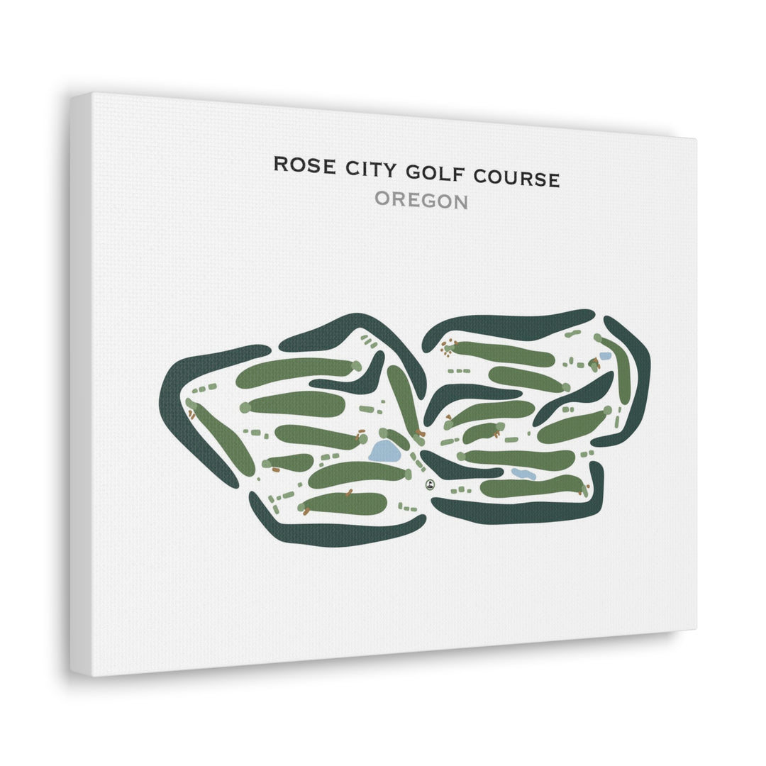 Rose City Golf Course, Oregon - Printed Golf Courses