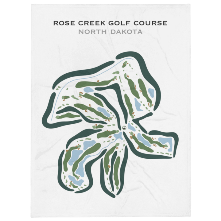 Rose Creek Golf Course, North Dakota - Printed Golf Courses