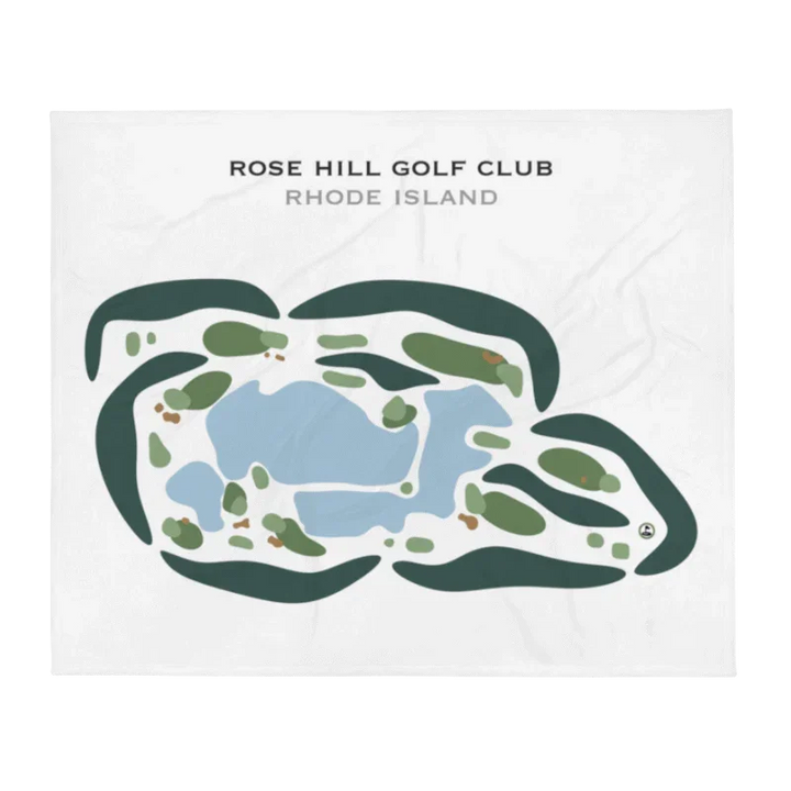 Rose Hill Golf Club, Rhode Island - Printed Golf Courses