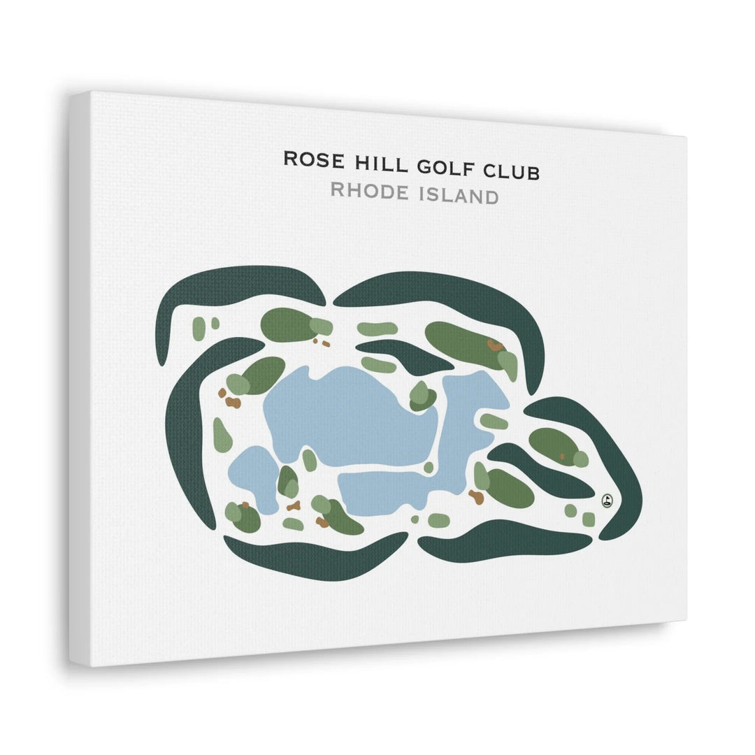 Rose Hill Golf Club, Rhode Island - Printed Golf Courses