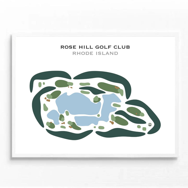 Rose Hill Golf Club, Rhode Island - Printed Golf Courses
