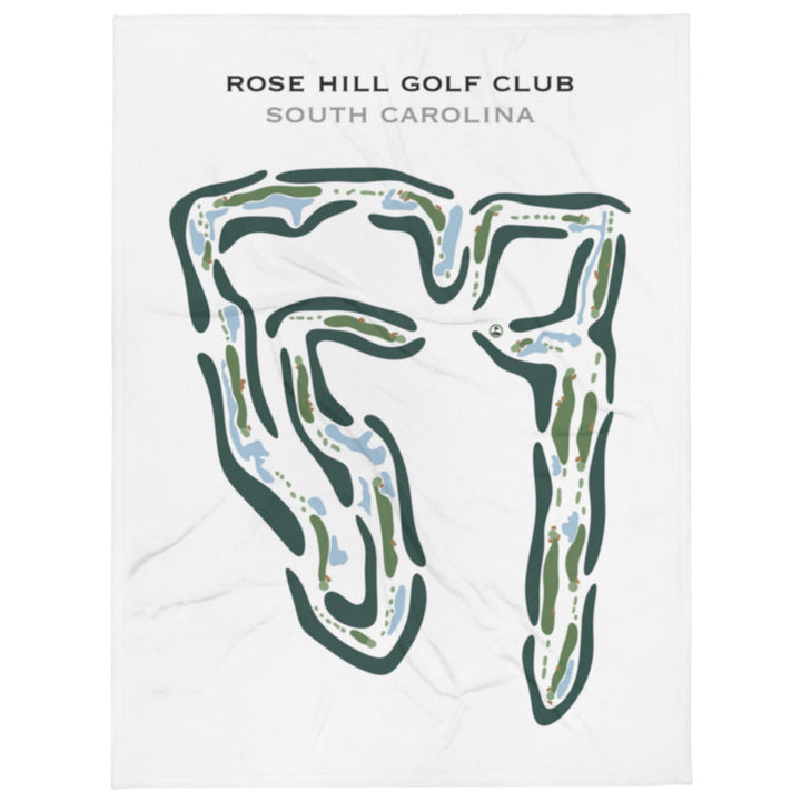 Rose Hill Golf Club, South Carolina - Printed Golf Course