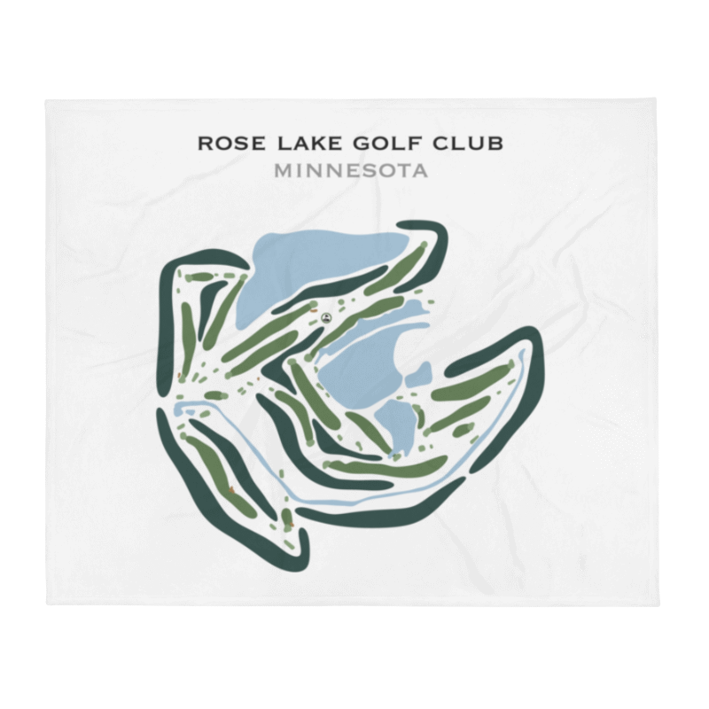 Rose Lake Golf Club, Minnesota - Printed Golf Courses