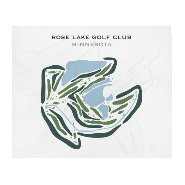 Rose Lake Golf Club, Minnesota - Printed Golf Courses