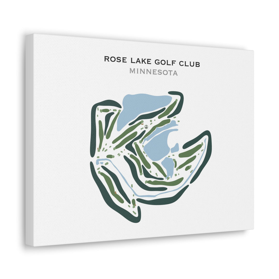 Rose Lake Golf Club, Minnesota - Printed Golf Courses