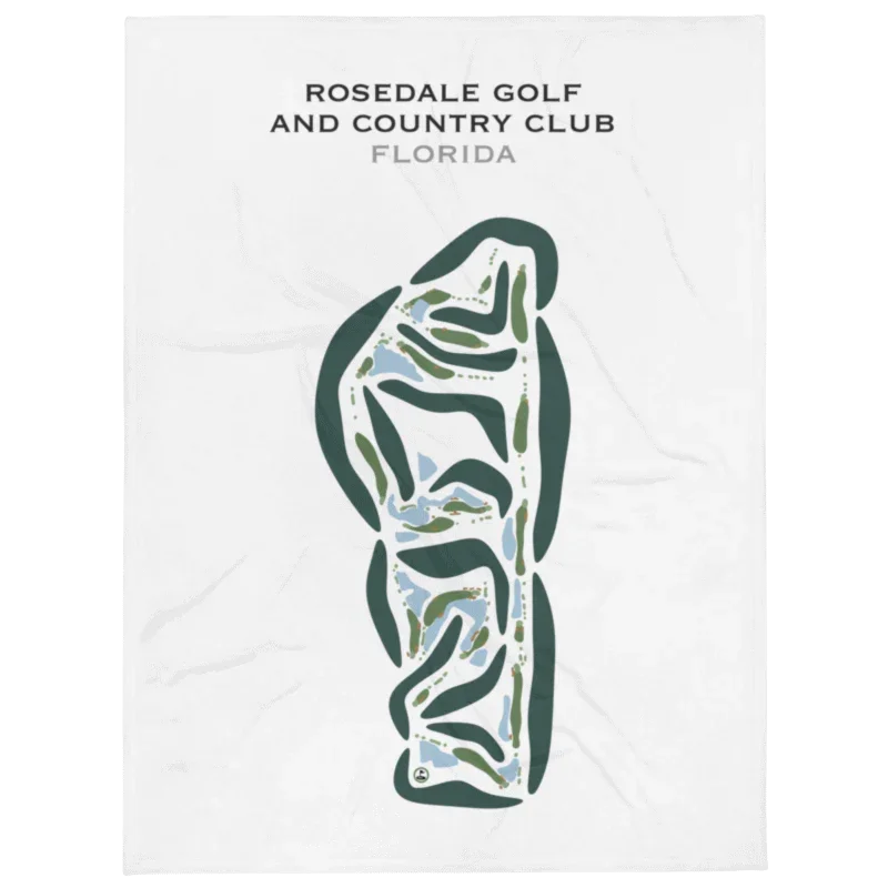 Rosedale Golf & Country Club, Florida - Printed Golf Courses