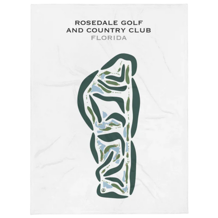 Rosedale Golf & Country Club, Florida - Printed Golf Courses