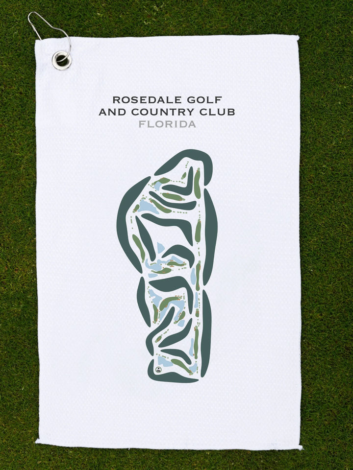 Rosedale Golf & Country Club, Florida - Printed Golf Courses