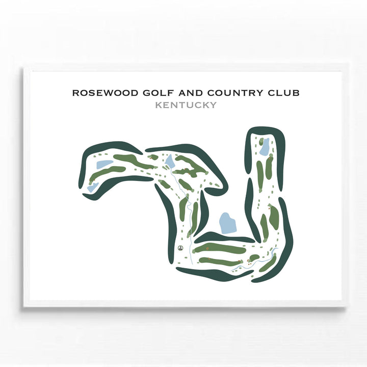 Rosewood Golf & Country Club, Kentucky - Printed Golf Courses