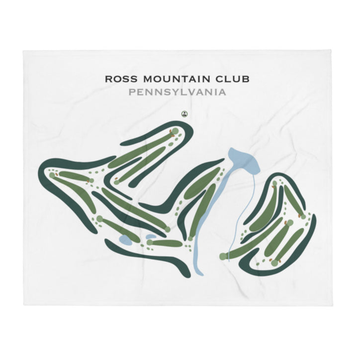 Ross Mountain Club, Pennsylvania - Printed Golf Courses