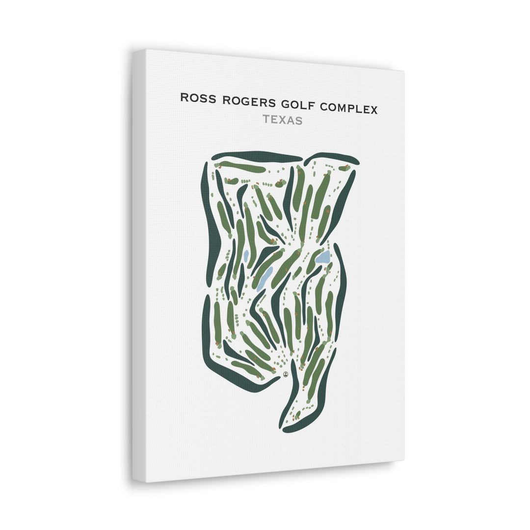 Ross Rogers Golf Complex, Texas - Printed Golf Courses