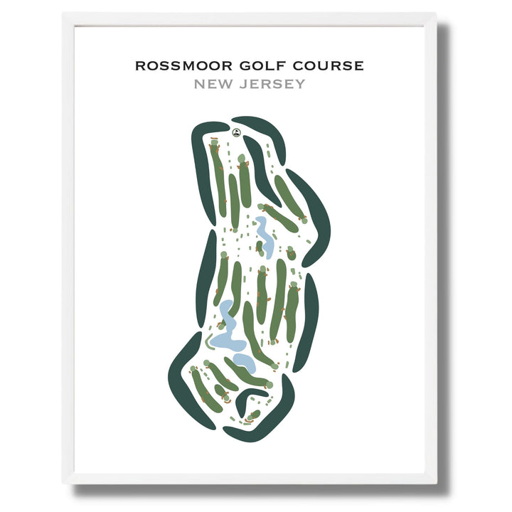 Rossmoor Golf Course, New Jersey - Printed Golf Courses
