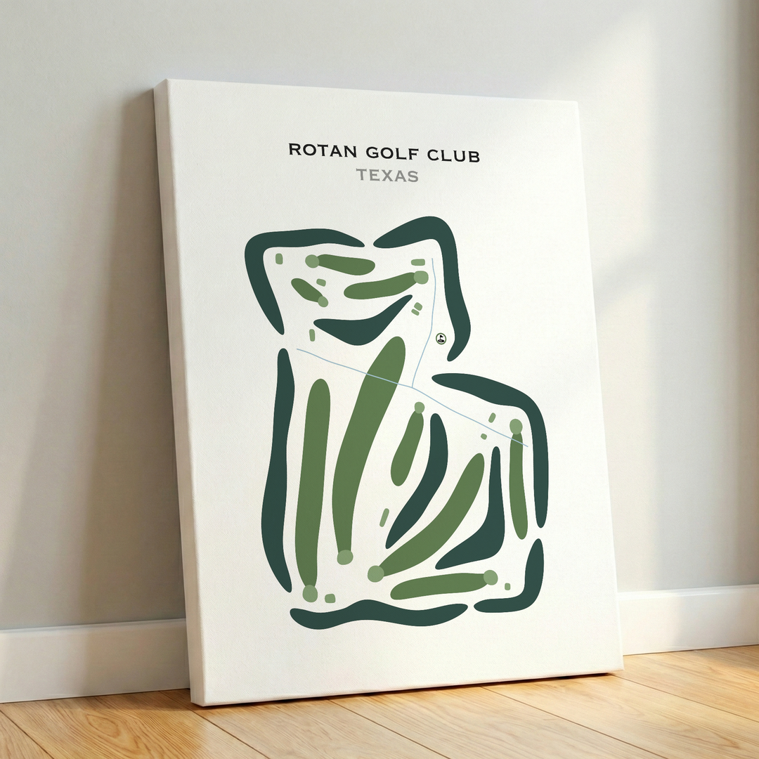Rotan Golf Club, Texas - Printed Golf Courses