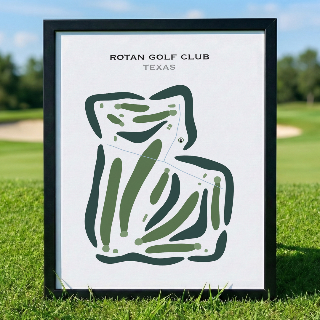 Rotan Golf Club, Texas - Printed Golf Courses