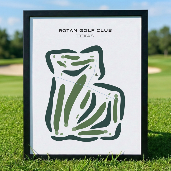Rotan Golf Club, Texas - Printed Golf Courses