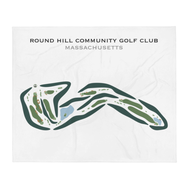 Round Hill Community Golf Club, Massachusetts - Printed Golf Courses