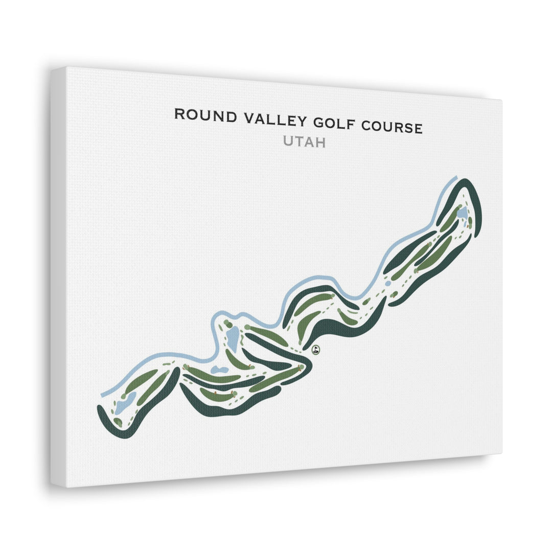 Round Valley Golf Course, Morgan Utah - Printed Golf Courses