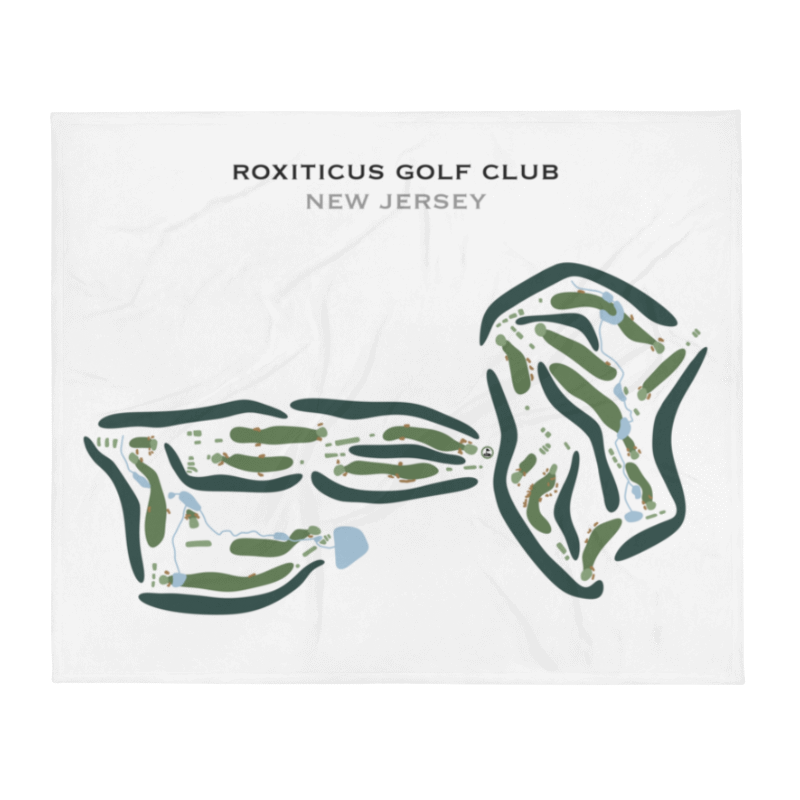 Roxiticus Golf Club, New Jersey - Printed Golf Course