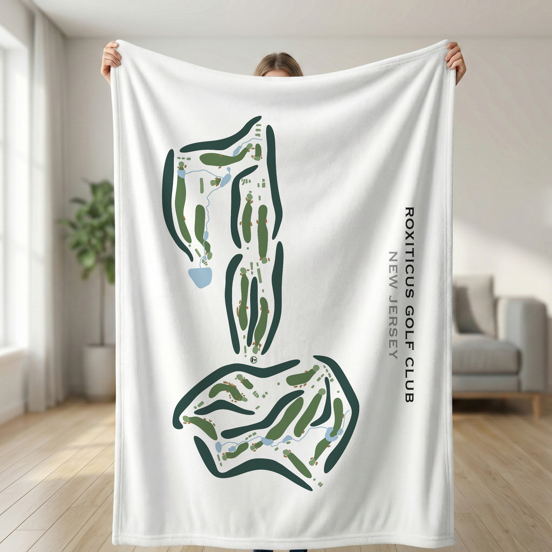 Roxiticus Golf Club, New Jersey - Printed Golf Course