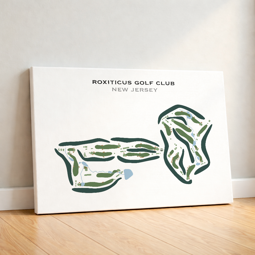 Roxiticus Golf Club, New Jersey - Printed Golf Course