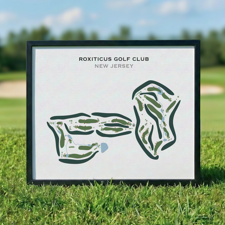 Roxiticus Golf Club, New Jersey - Printed Golf Course