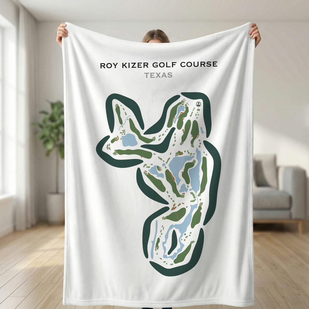 Roy Kizer Golf Course, Texas - Printed Golf Courses