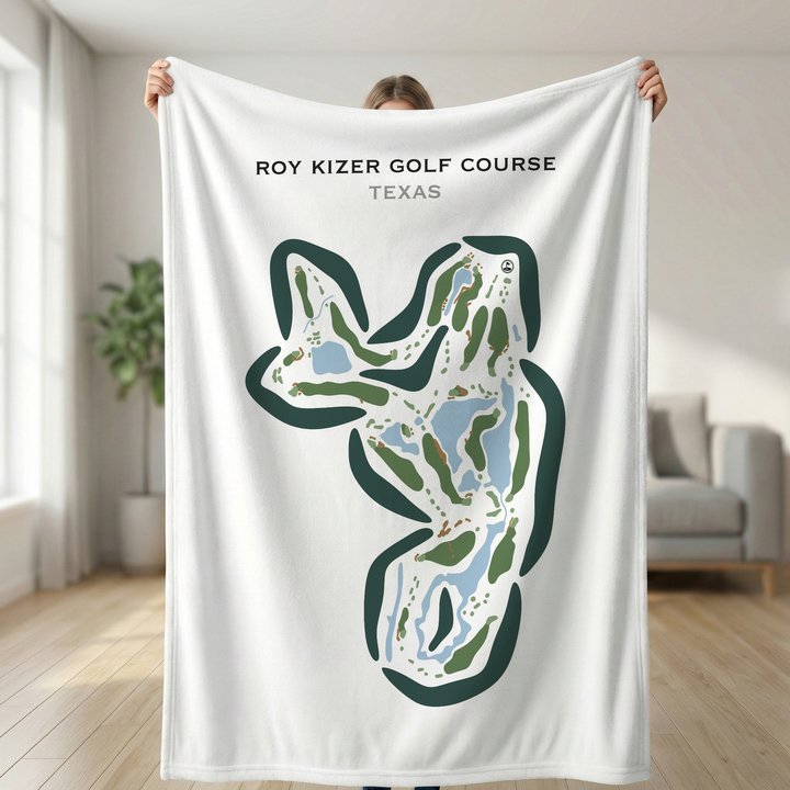 Roy Kizer Golf Course, Texas - Printed Golf Courses