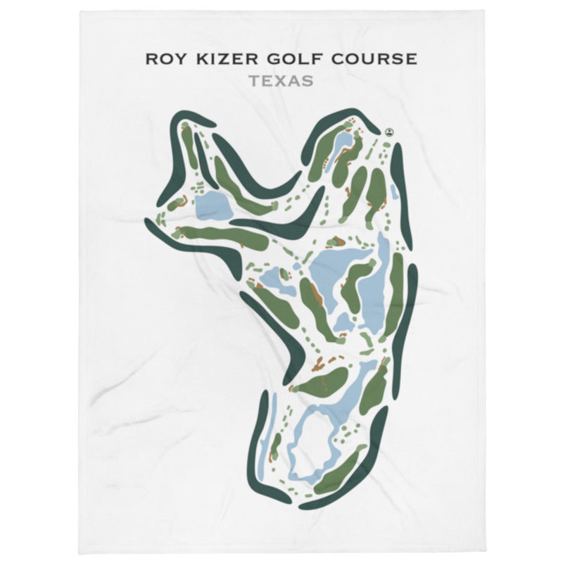 Roy Kizer Golf Course, Texas - Printed Golf Course