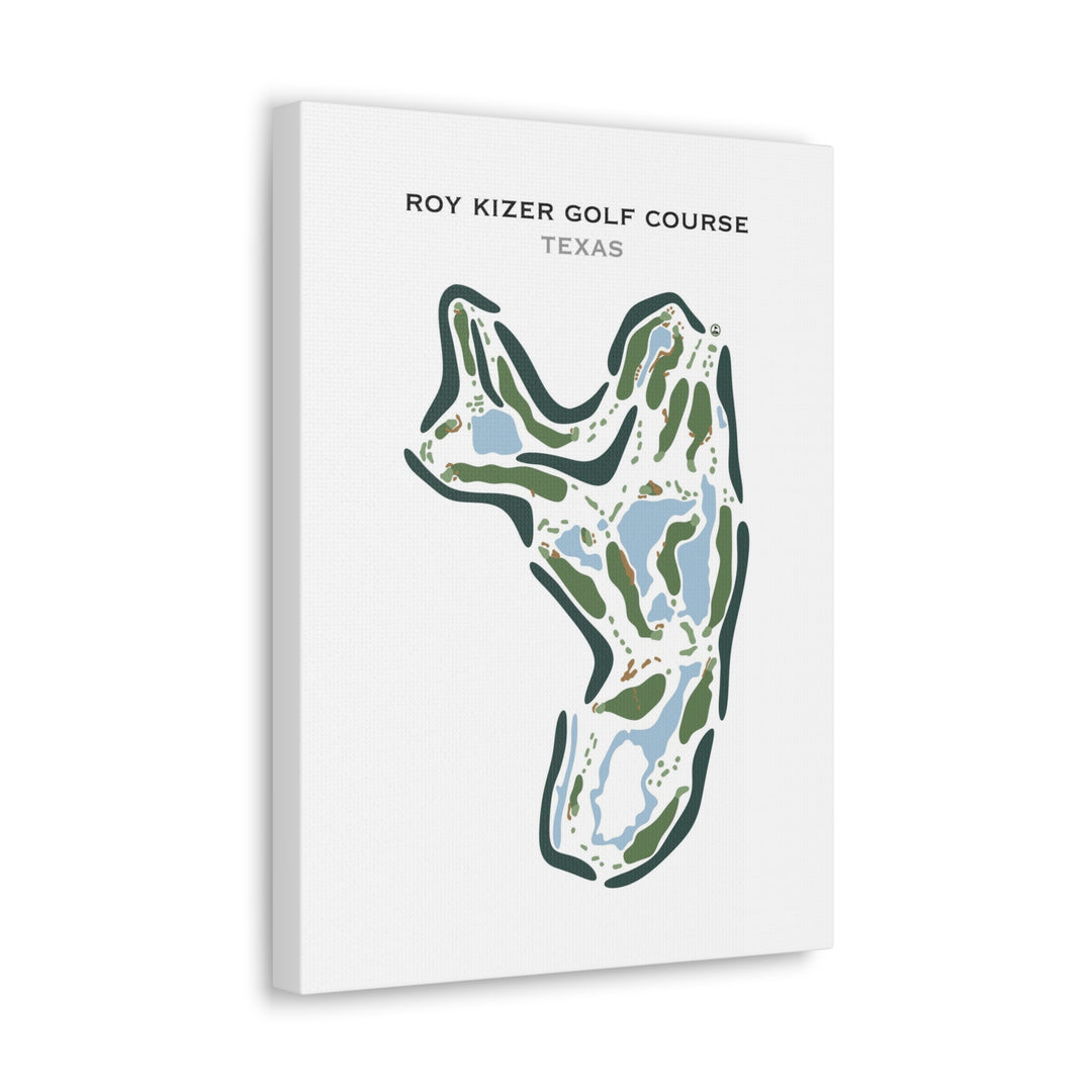 Roy Kizer Golf Course, Texas - Printed Golf Course