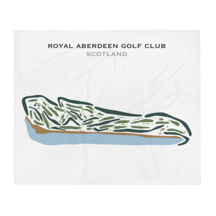 Royal Aberdeen Golf Club, Scotland - Printed Golf Courses